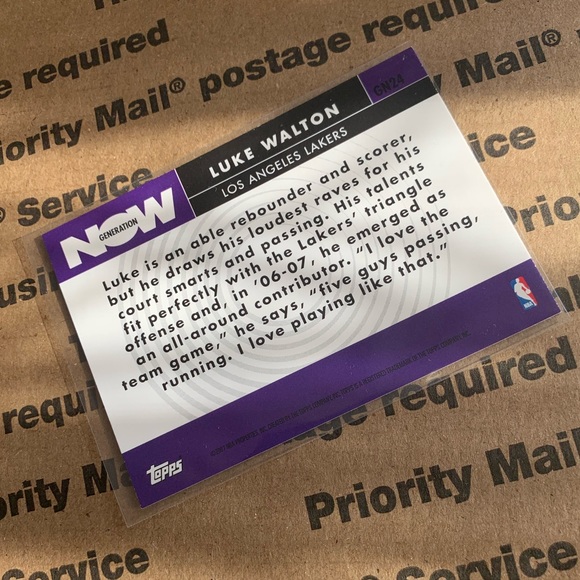 Luke Walton ‘07 Topps Insert Card - Picture 6 of 6